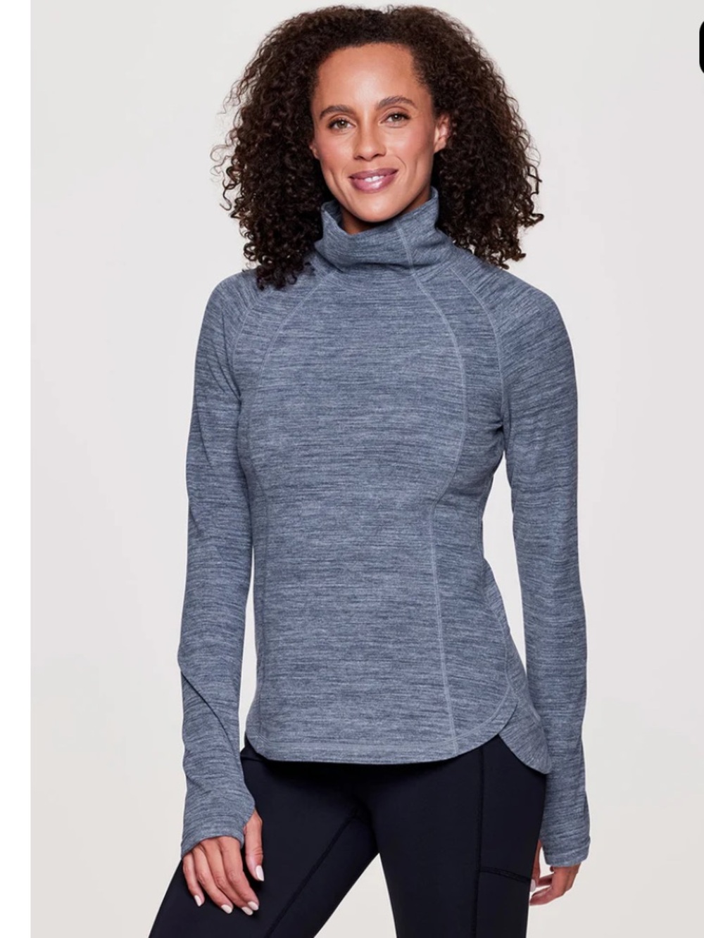 Avalanche willow Women's Super Soft Long Sleeve Turtleneck Hiking Running Shirt